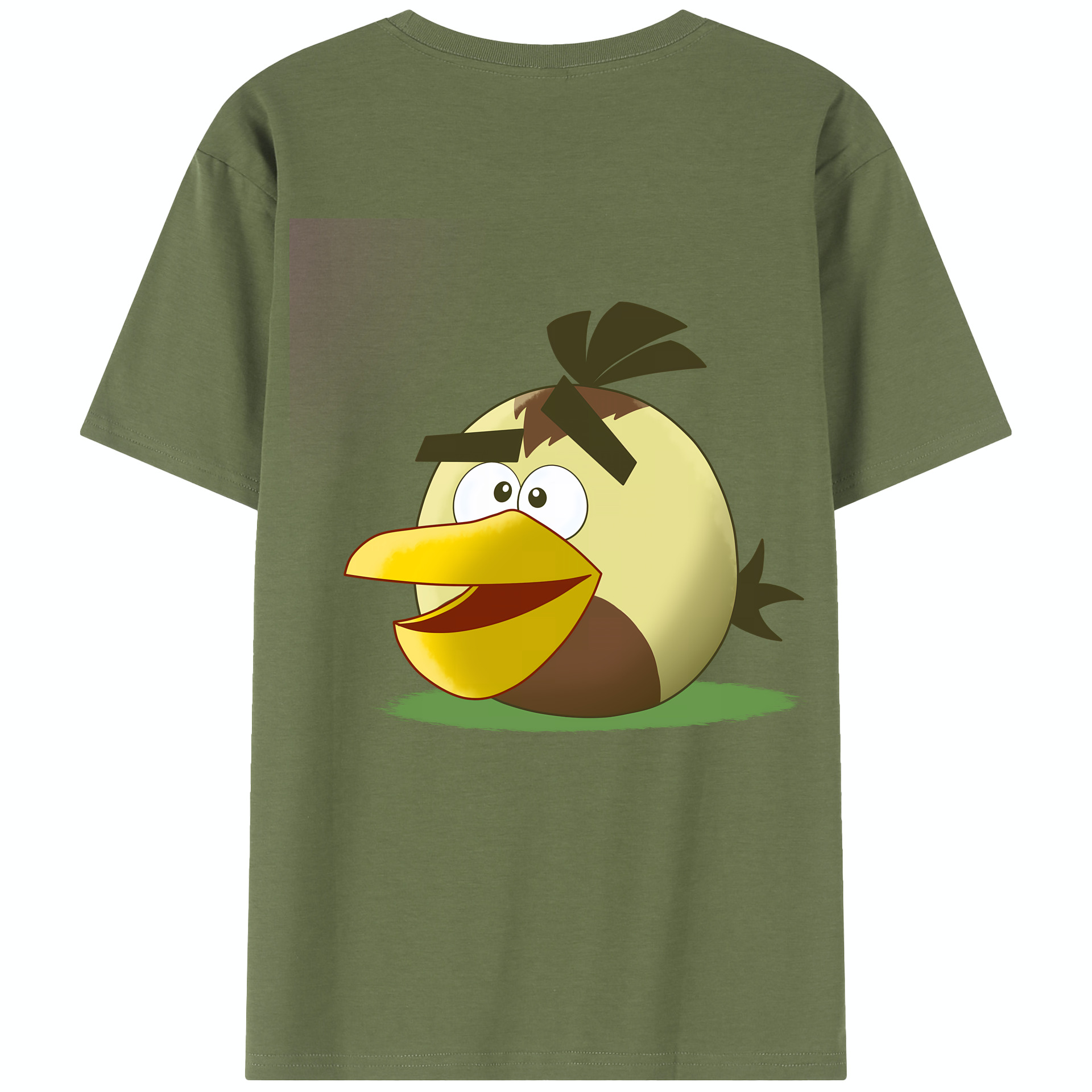 （画像用） Angry Birds アングリーバード 綿100％半袖Tシャツ（背面プリント）